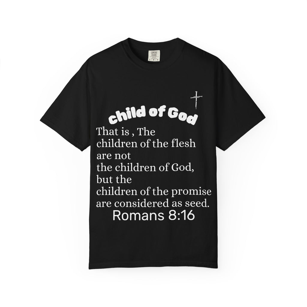 Child of God Romans 9:8 T-Shirt | OWY3Z /  יֵשׁוּעַ המשיח Graphic TEE
