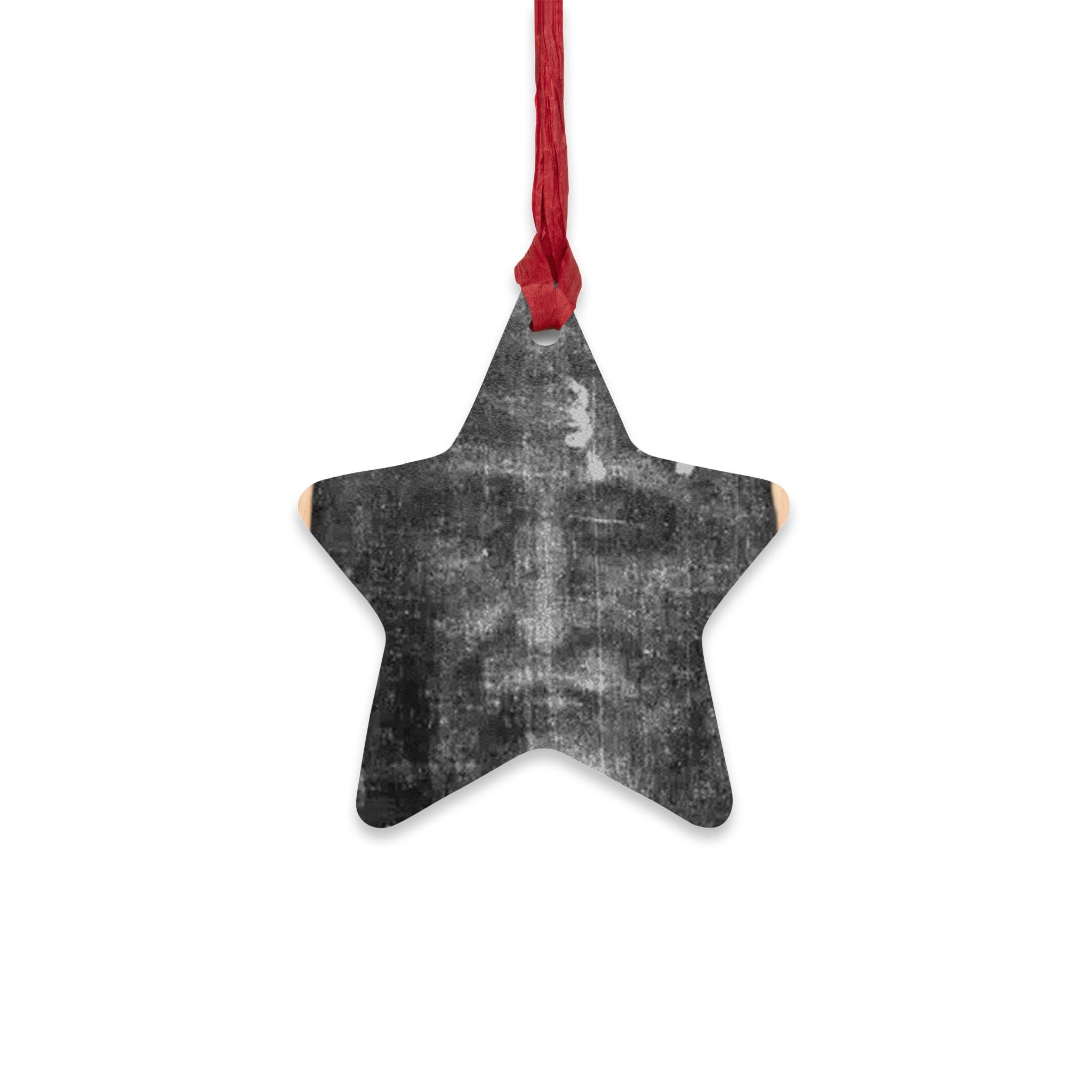 Jesus Face X Cross Wooden Ornament | Religious Christmas/Office/Home Decoration