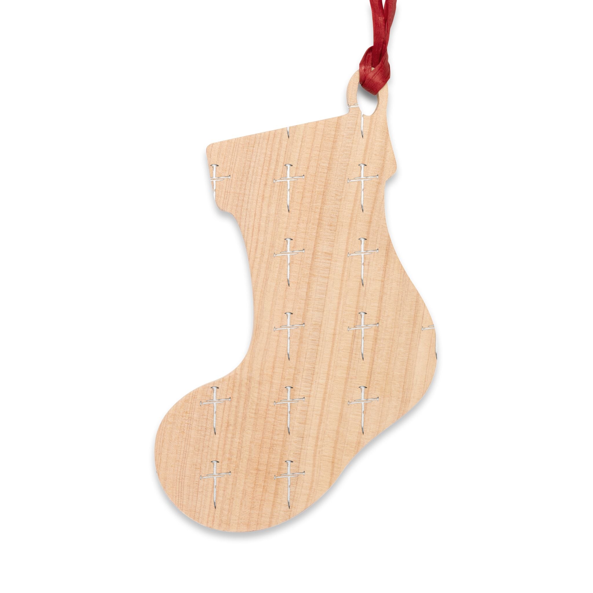 Jesus Face X Cross Wooden Ornament | Religious Christmas/Office/Home Decoration