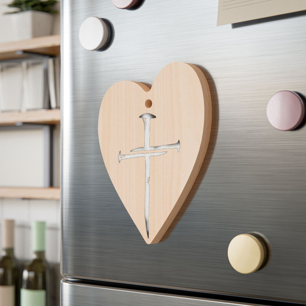 Jesus Face X Cross Wooden Ornament | Religious Christmas/Office/Home Decoration