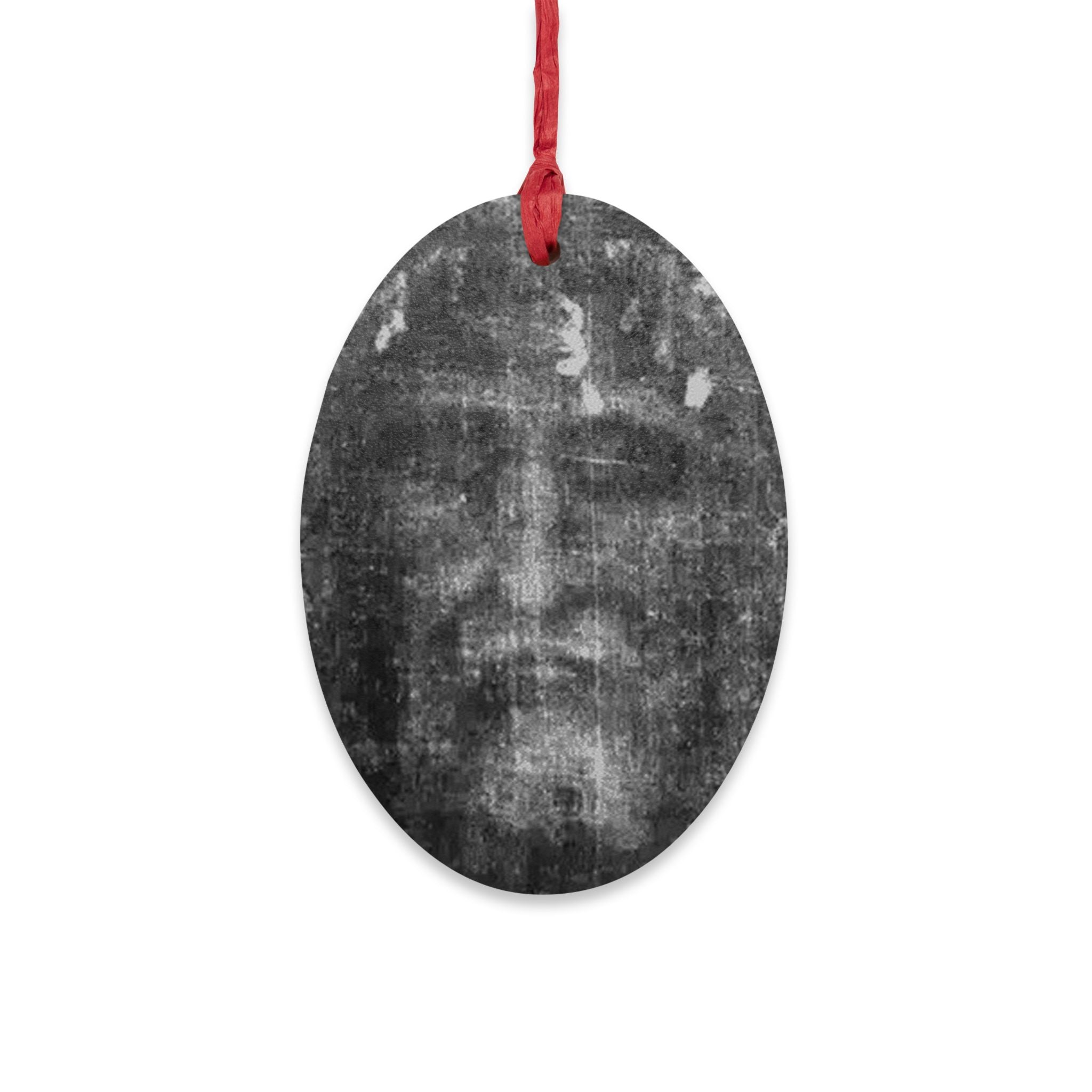 Jesus Face X Cross Wooden Ornament | Religious Christmas/Office/Home Decoration