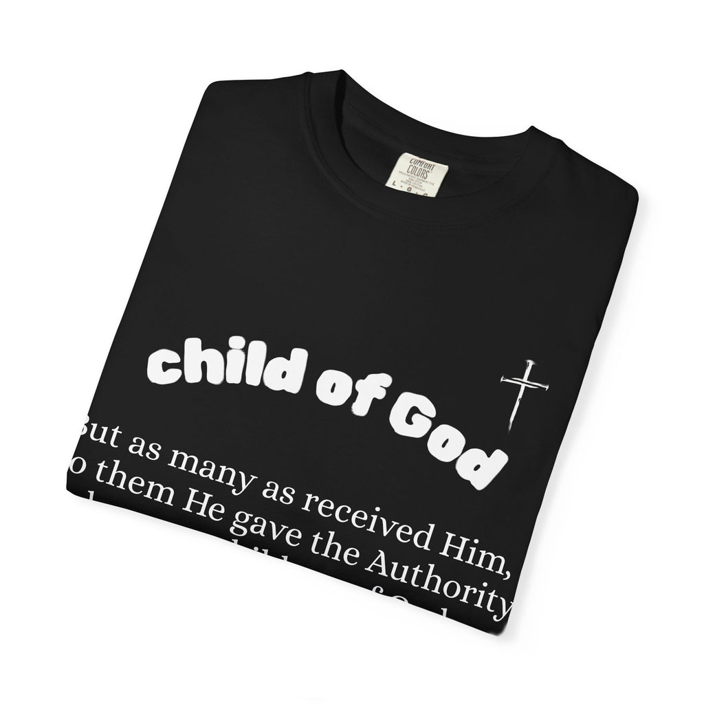 Child of God John 1:12 T-Shirt | Jesus X Black Sheep