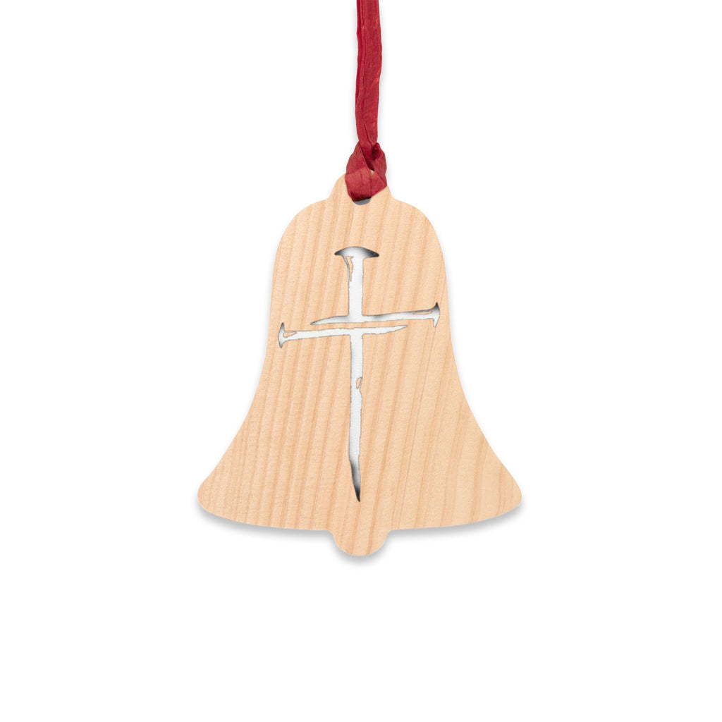 Jesus Face X Cross Wooden Ornament | Religious Christmas/Office/Home Decoration