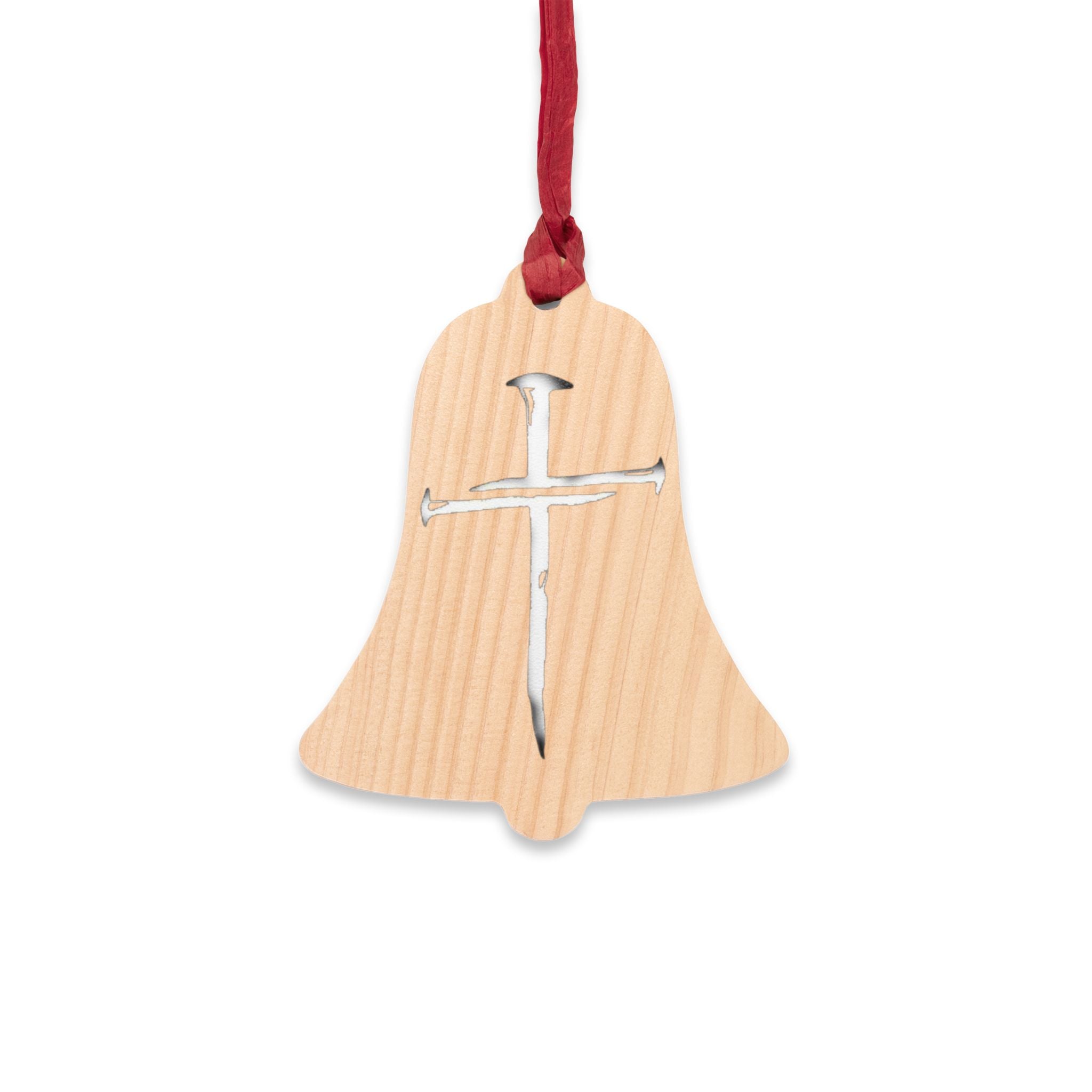 Jesus Face X Cross Wooden Ornament | Religious Christmas/Office/Home Decoration
