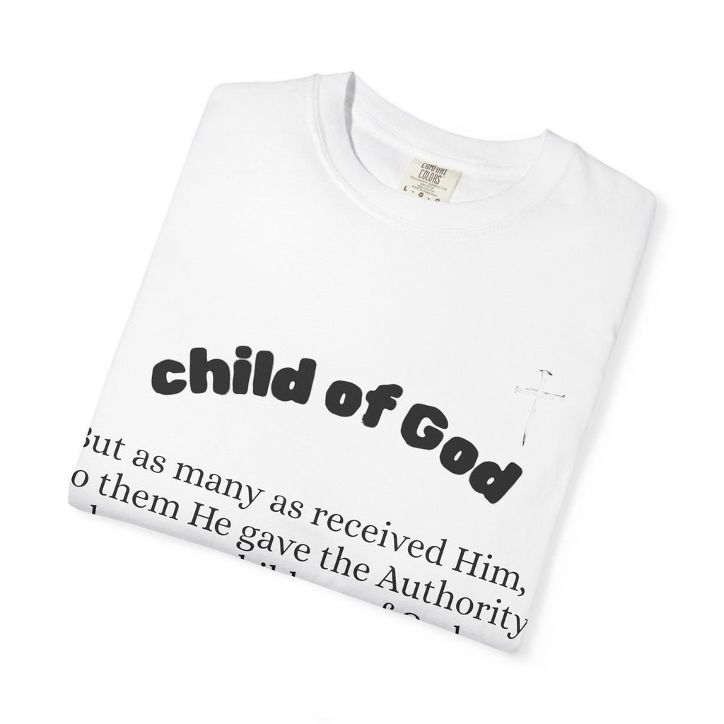 Child of God John 1:12 T-Shirt | Jesus X Black Sheep