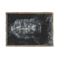 Shroud of Turin Nightscape Woven Blanket | Cotton Fringe, Artwork or Photo Variant