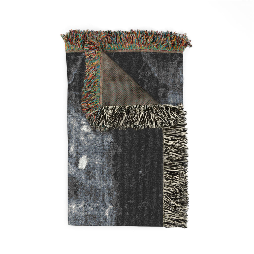 Shroud of Turin Nightscape Woven Blanket | Cotton Fringe, Artwork or Photo Variant