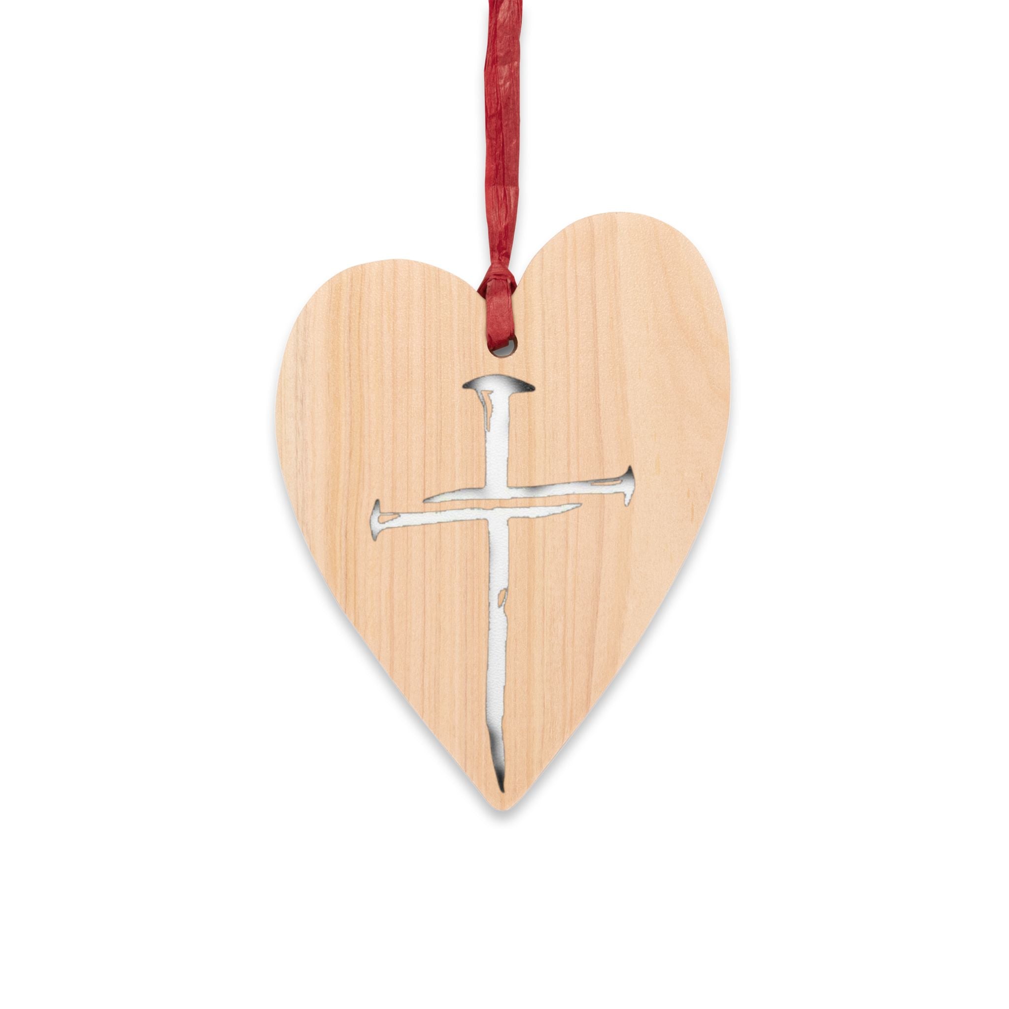 Jesus Face X Cross Wooden Ornament | Religious Christmas/Office/Home Decoration