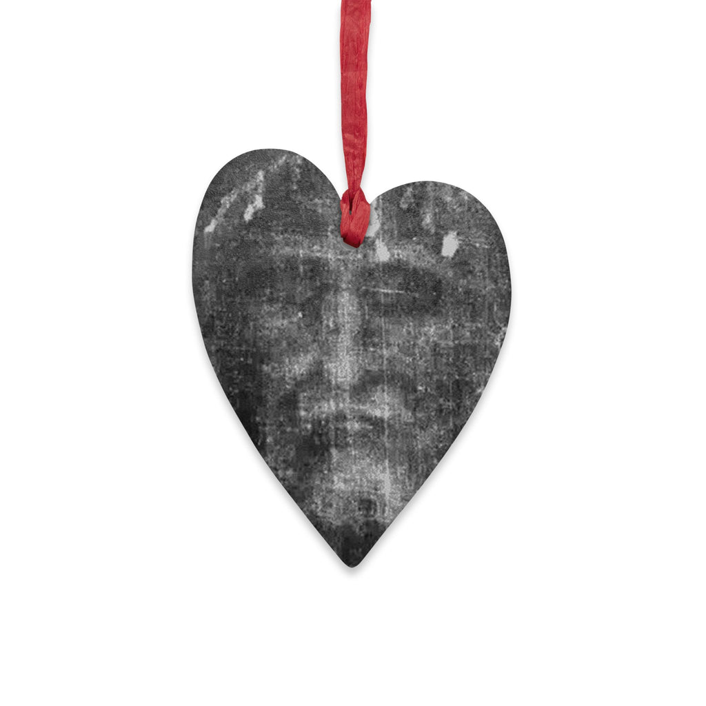 Jesus Face X Cross Wooden Ornament | Religious Christmas/Office/Home Decoration